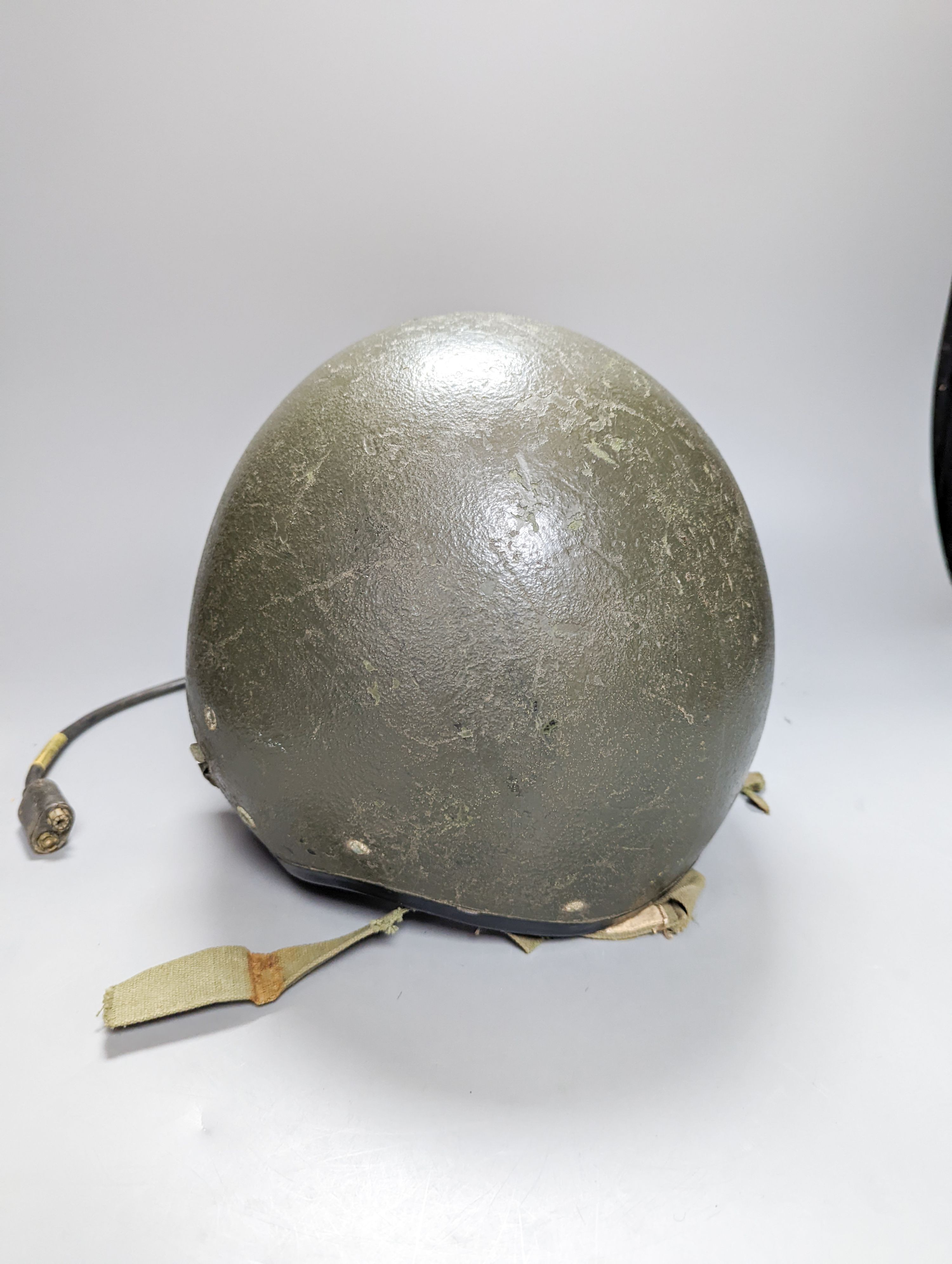 A US army armoured CVC helmet - Vietnam War era